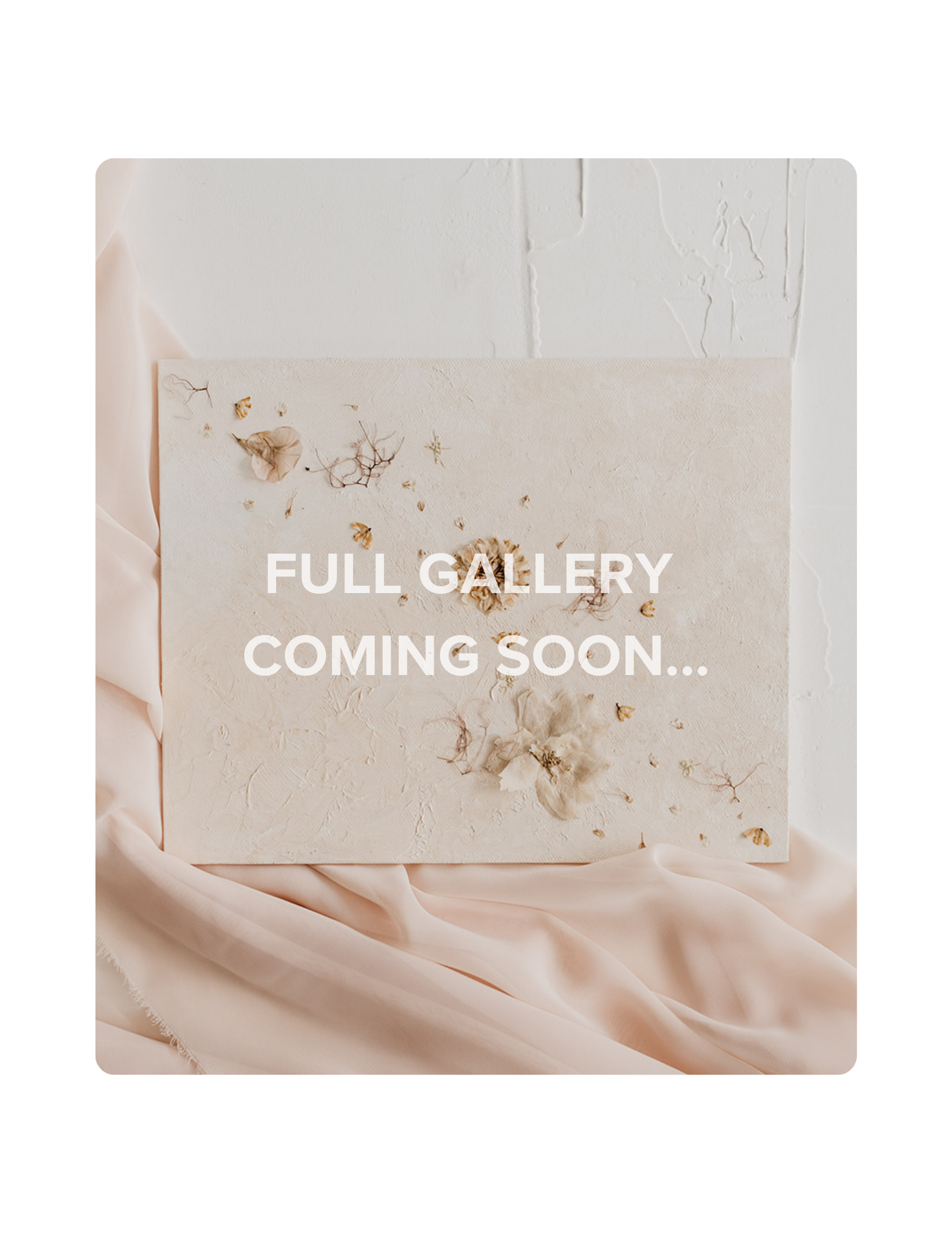 Pressed Flower Keepsakes | Single-Piece of Artwork