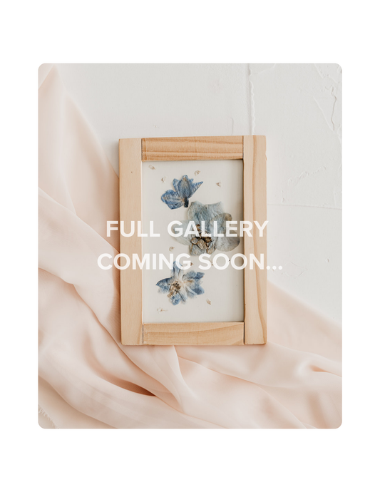Pressed Flower Keepsakes | Three-Piece Art Collection